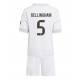 Real Madrid Jude Bellingham #5 Replike Domaci Dres za djecu 2025-26 Kratak Rukav (+ Kratke hlače)